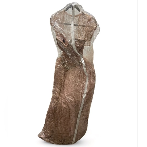 ❤️ Vintage 15 Year Old Party Dress With Beaded Lace Overlay & Corset Back ❤️ - Picture 9 of 11